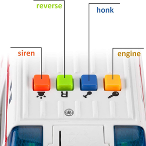 ماشین آمبولانس اسباب بازی موزیکال Musical AMBULANCE Car 1:16_اسباب بازی